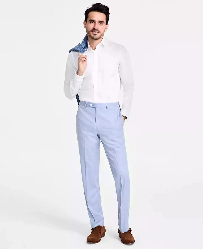 Michael Kors Men's Classic-Fit Sharkskin Dress Pants 1