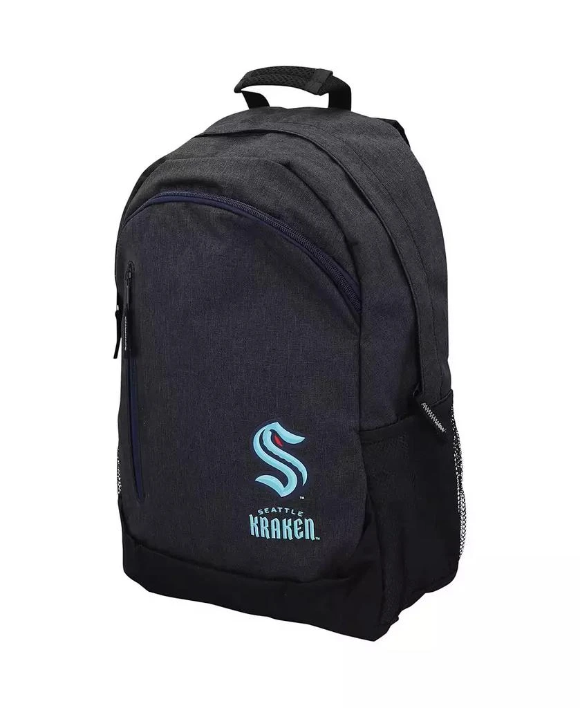 FOCO Youth Boys and Girls Black Seattle Kraken Bold Color Backpack 1