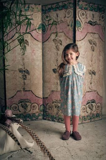 Louise Misha Arinola lace-trimmed floral cotton dress 5