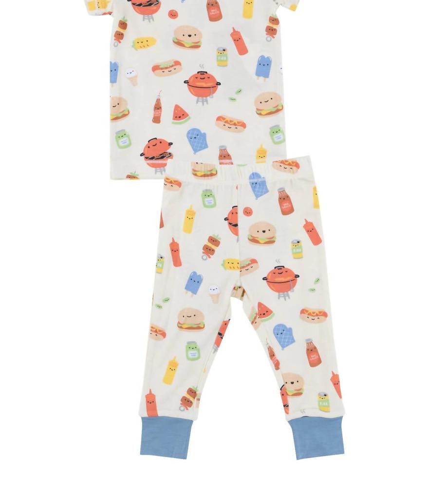 Angel Dear Lounge Wear Set Pajamas In Bbq Buddies
