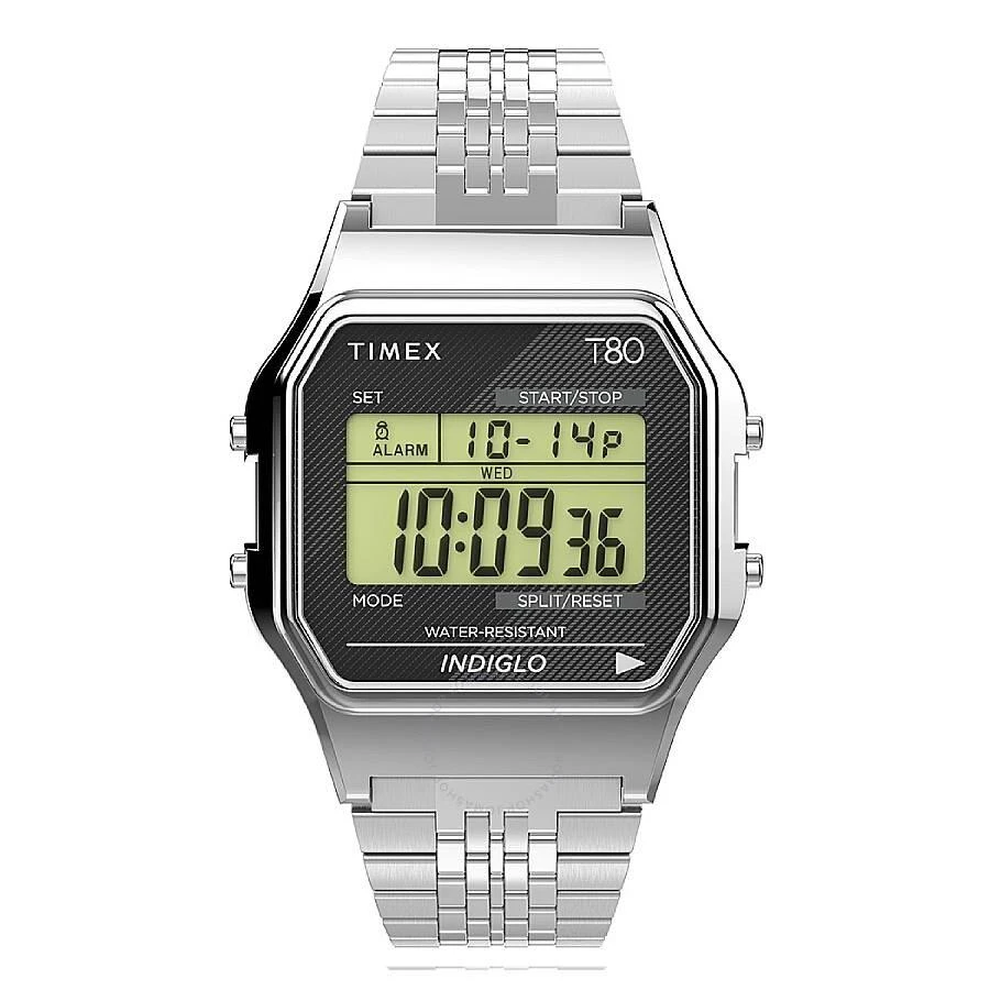 Timex T80 Alarm Quartz Digital Unisex Watch TW2V19000 1