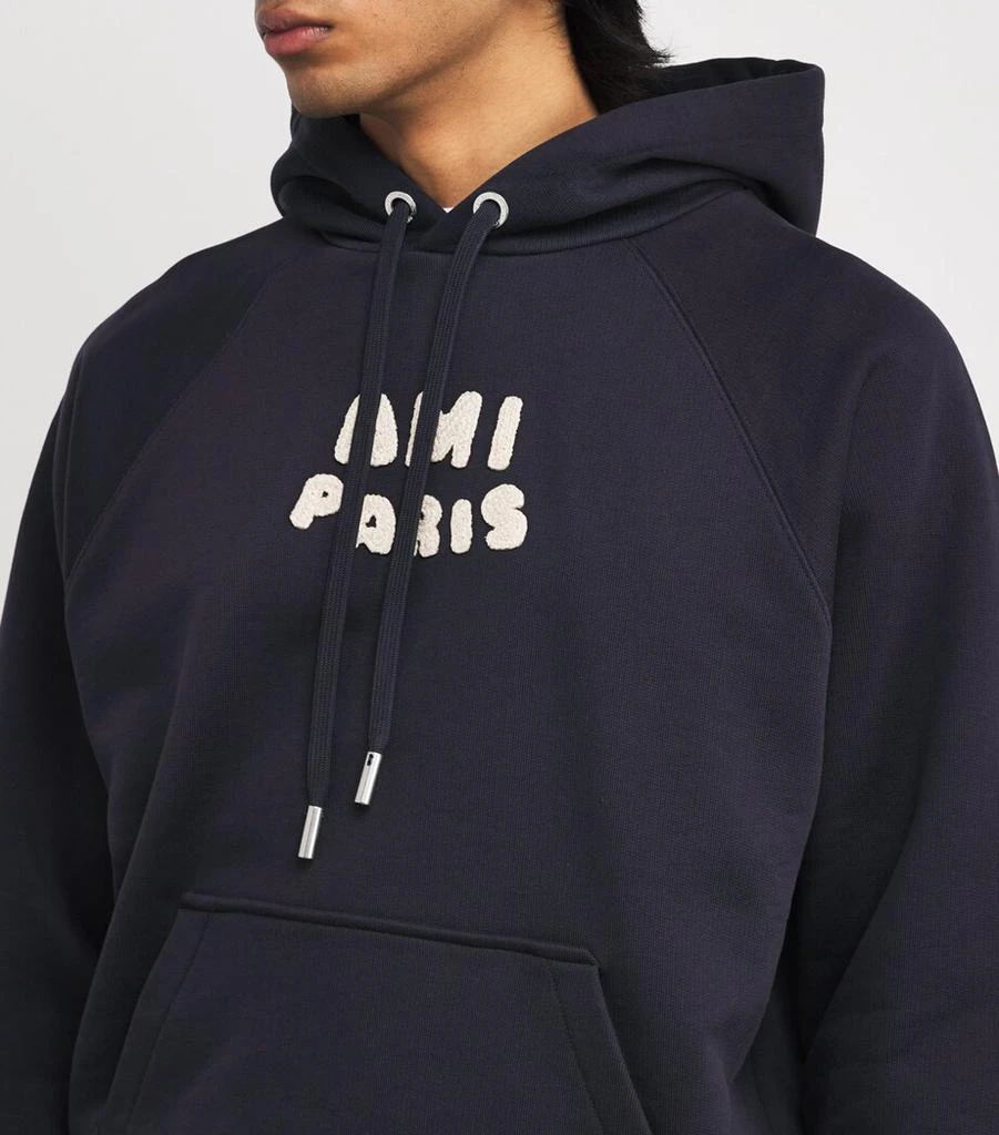 AMI Organic Cotton Logo Hoodie 6