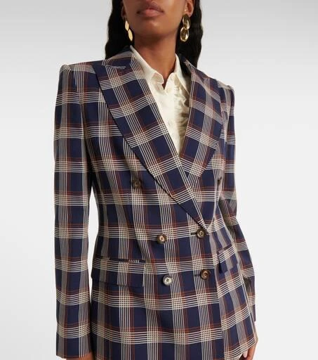 ETRO Checked wool blazer 4