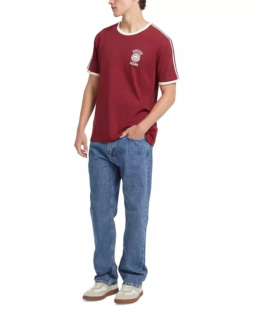 GUESS GUESS Men's Tipped Logo Ringer T-Shirt 1