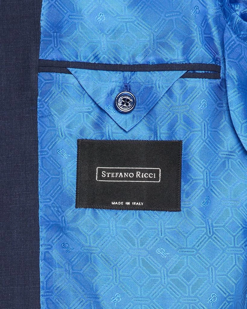 Stefano Ricci Men
s Sharkskin Peak-Lapel Sport Coat 8