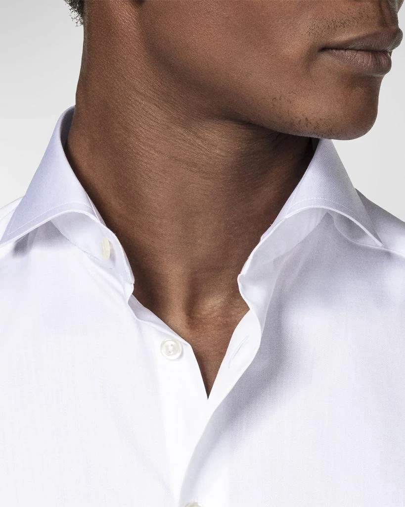 Eton Men's Slim-Fit Twill Dress Shirt with Cutaway Collar 3