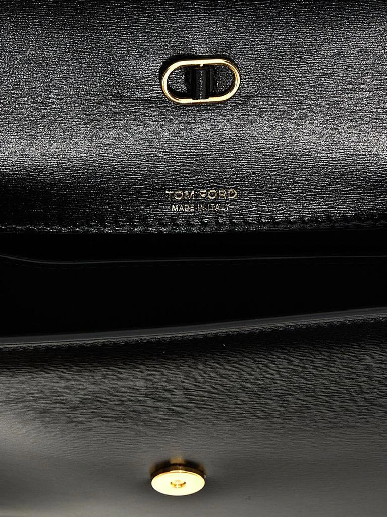 Tom Ford Tom Ford Small Leather Crossbody Bag 4