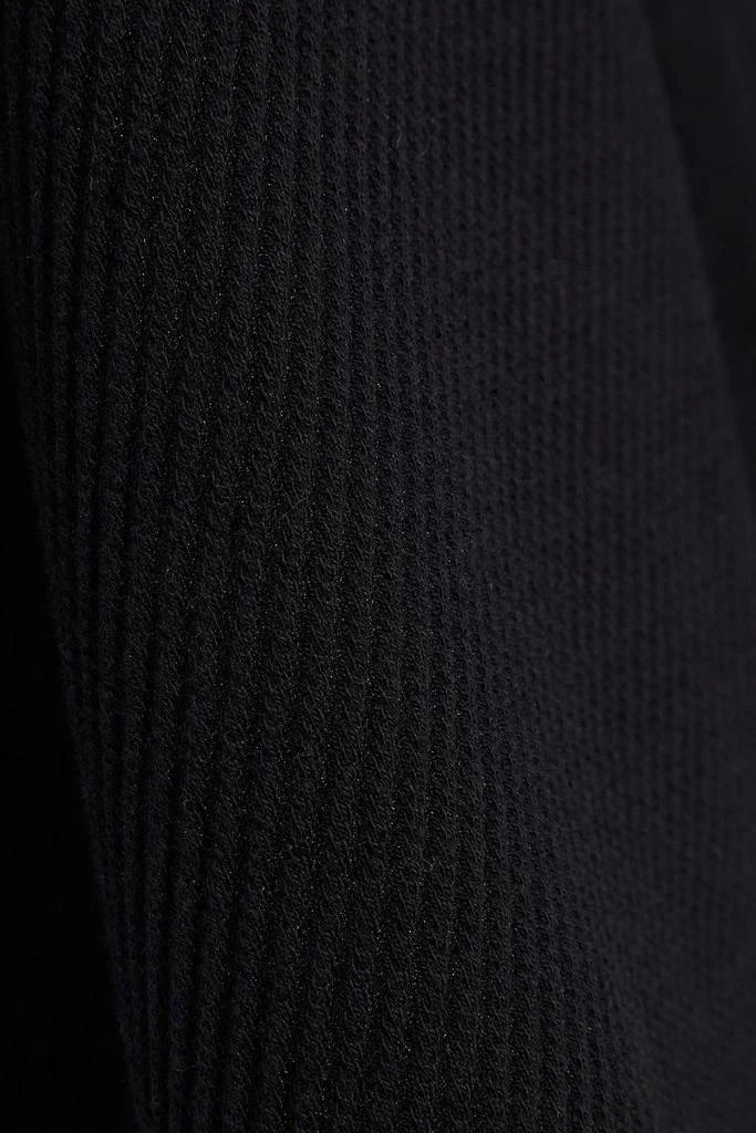 Theory Ribbed cotton-blend peplum jacket 4