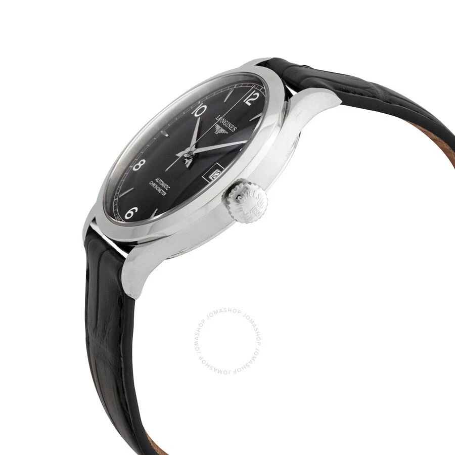Longines Record Automatic Black Dial Men's Watch L2.820.4.56.2 2