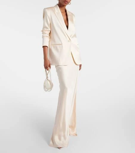 The Sei Oversized silk blazer 2