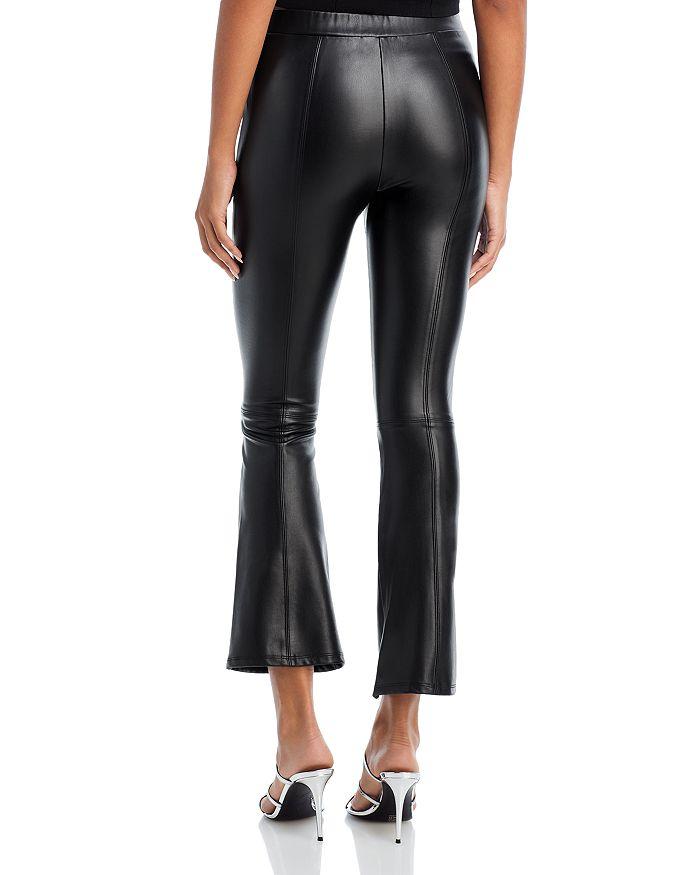 Generation Love Wren Faux Leather Cropped Kick Flare Leggings