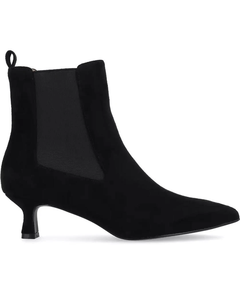 Journee Collection Women's Tenlee Wide Width Pointed Toe Kitten Heel Dress Booties 2