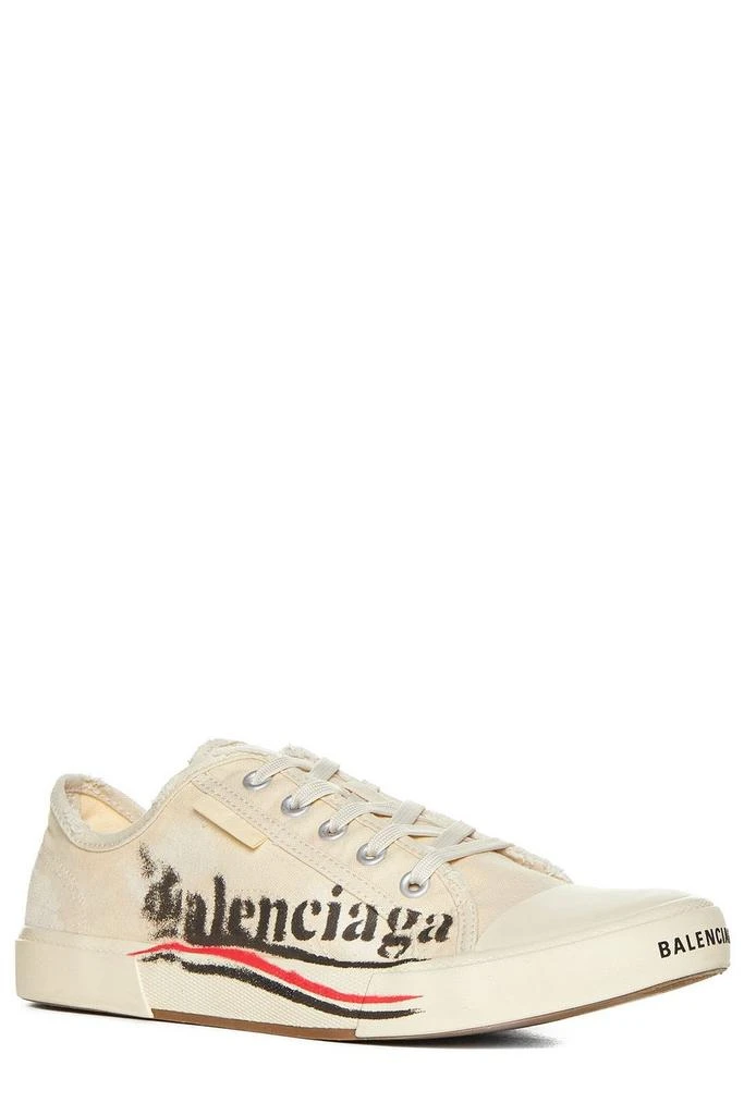 Balenciaga Balenciaga Paris Logo Printed Lace-Up Sneakers 2