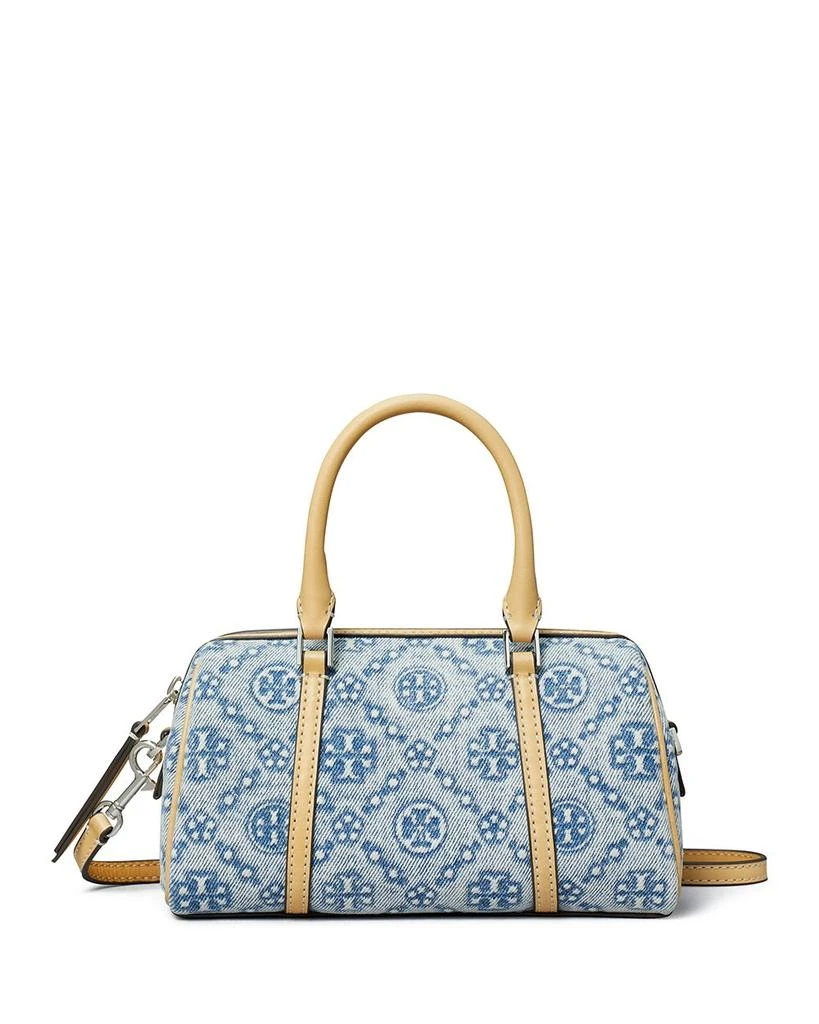 Tory Burch T Monogram Denim Mini Barrel Bag 1