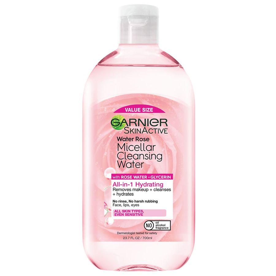 SkinActive Micellar Cleansing Water & Makeup Remover with Rose Water For Normal to Dry Skin