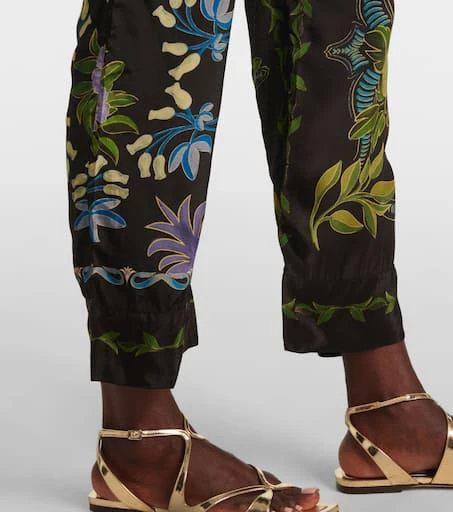 Farm Rio Winter Garden pajama pants 5