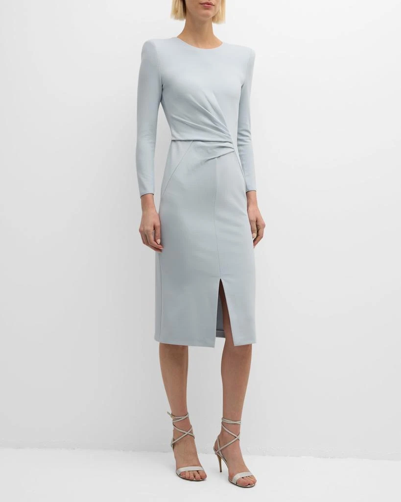 Giorgio Armani Milano Jersey Dress with Gathered Waist - Dresses & Skirts -  Free Shipping - BeyondStyle