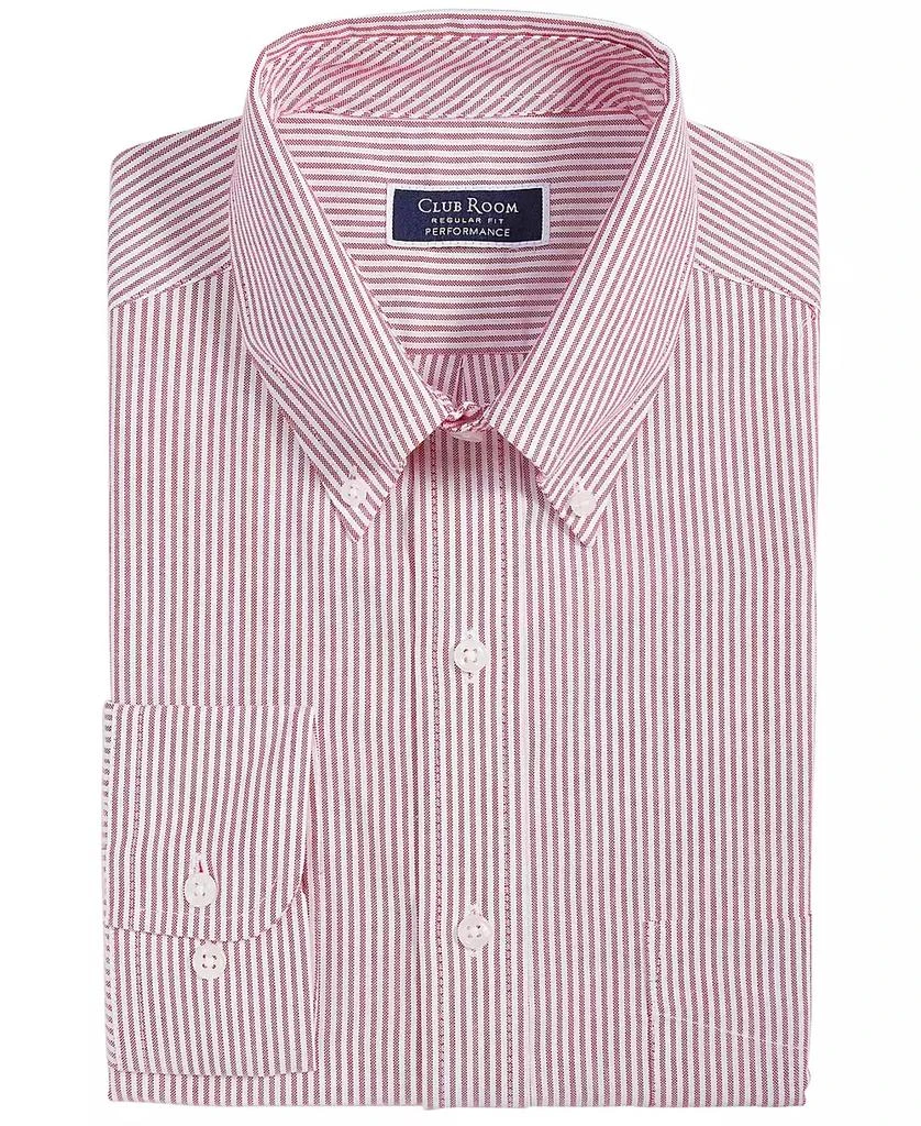 Club Room Men's Regular Fit University Stripe Dress Shirt, Created for Macy's 4