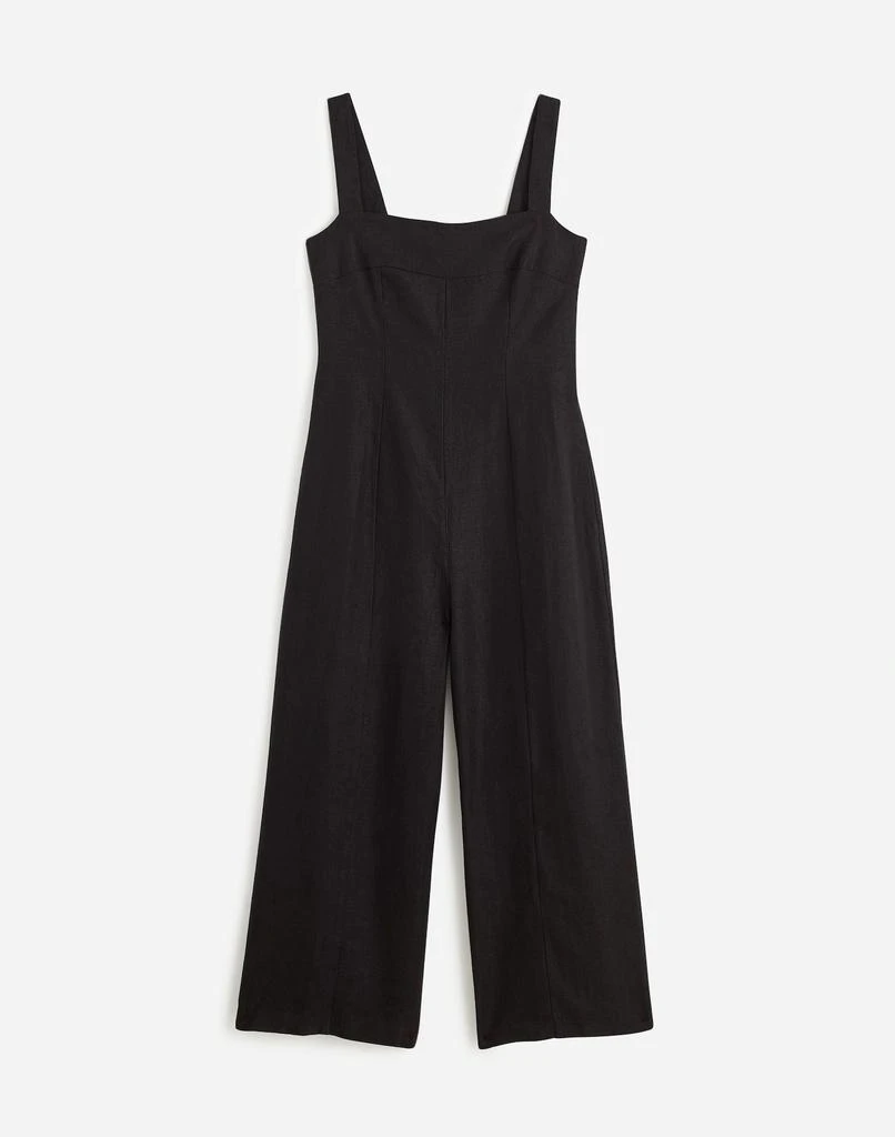 Madewell Squareneck Wide-Leg Jumpsuit in 100% Linen 6