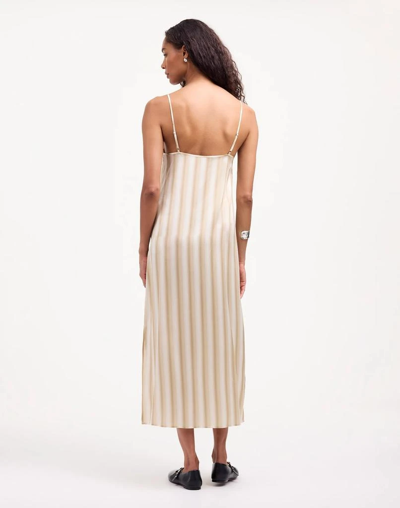 Madewell Midi Slip Dress in Stripe Silk 4