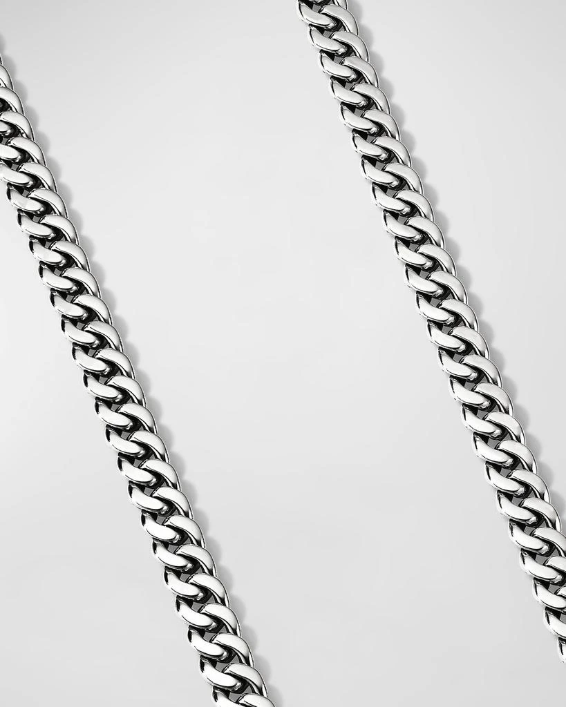 David Yurman 8mm Men's Curb Chain Necklace in Silver 3