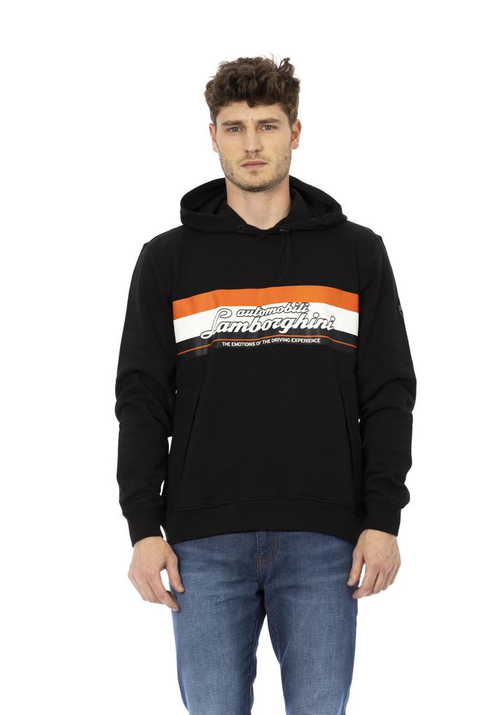 AUTOMOBILI LAMBORGHINI Automobili Lamborghini Black Cotton Sweater