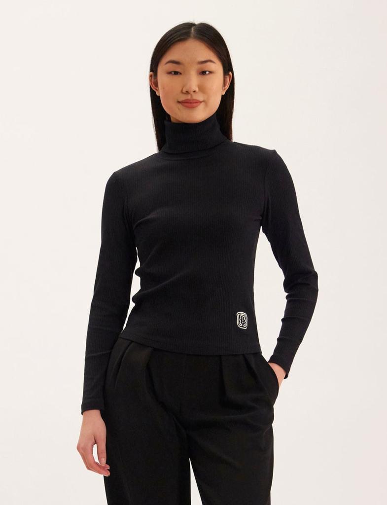 INES DE LA FRESSANGE Matthieu black turtleneck top