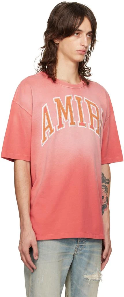 AMIRI Pink Vintage Oversized T-shirt 2