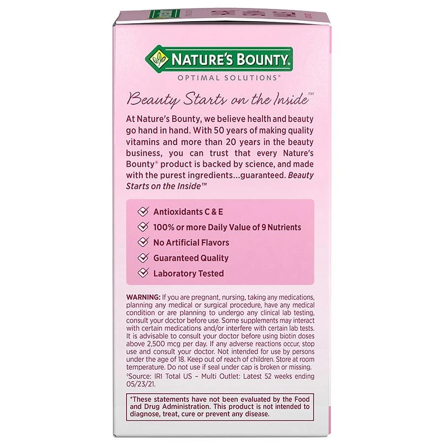 Nature's Bounty Hair, Skin & Nails Caplets 2