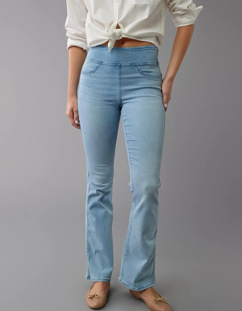 AE AE Luxe Pull-On High-Waisted Kick Bootcut Jean 1