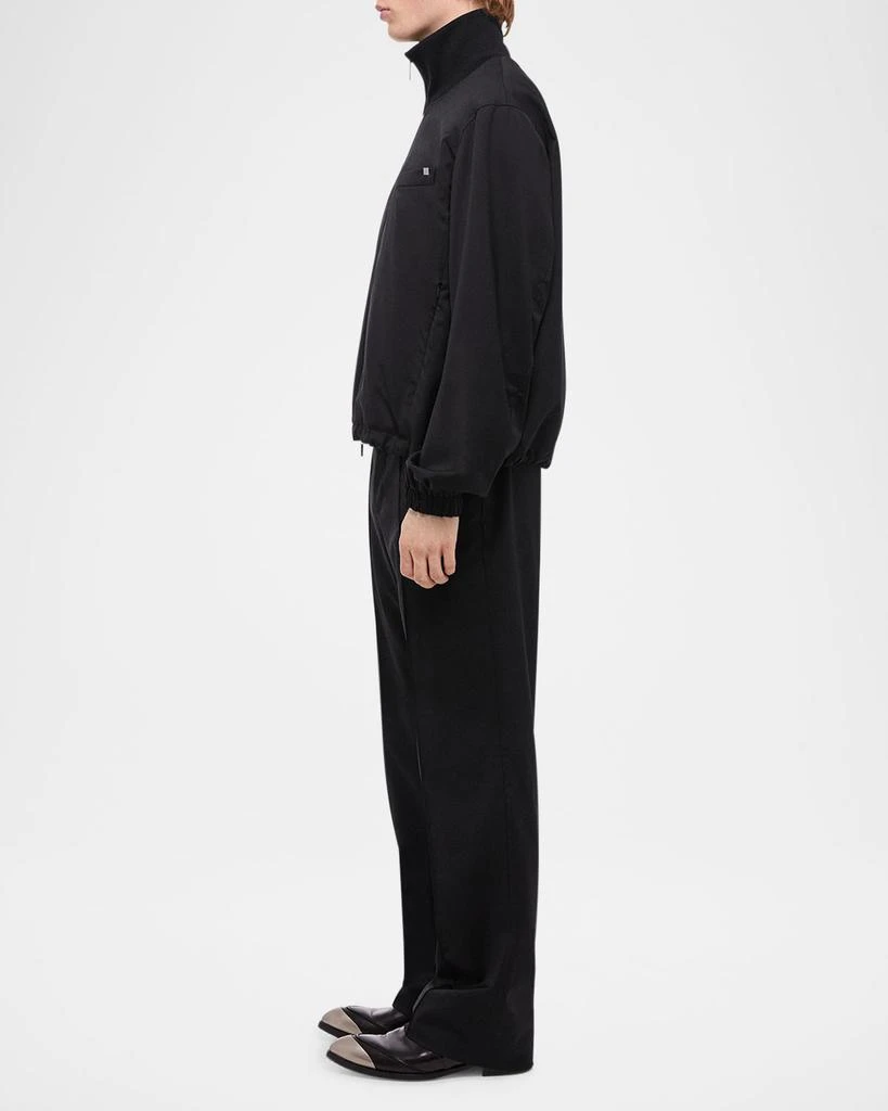 Helmut Lang Men's Wool Full-Zip Bomber Jacket 5