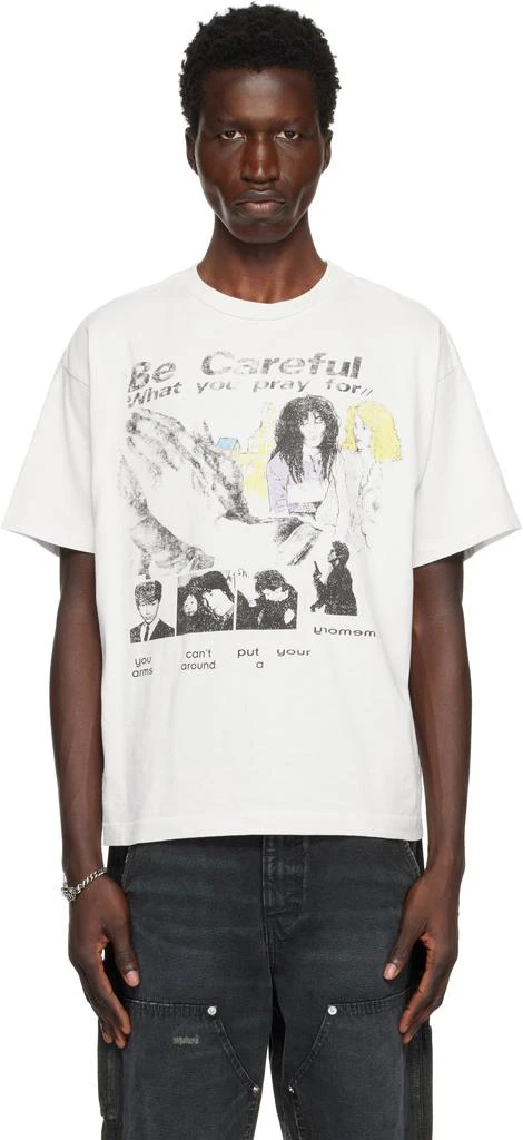Enfants Riches Deprimes White 'Be Careful What You Pray For' T-shirt 1