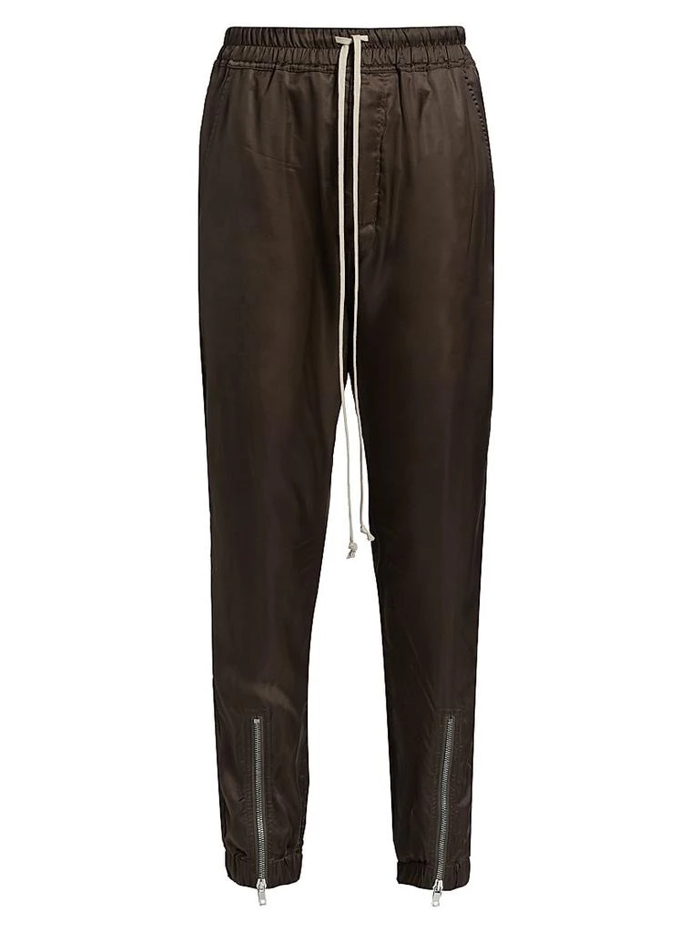 Rick Owens Tecuatl Satin Track Pants 1