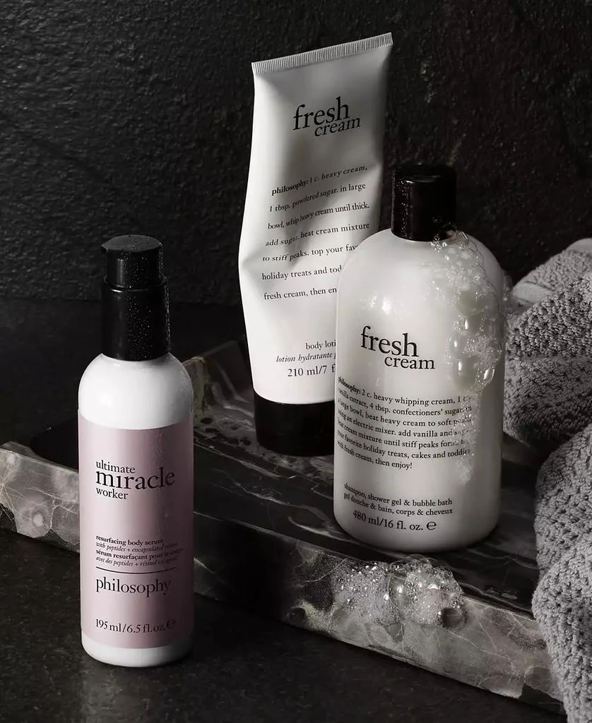 philosophy fresh cream body lotion, 7 oz 5