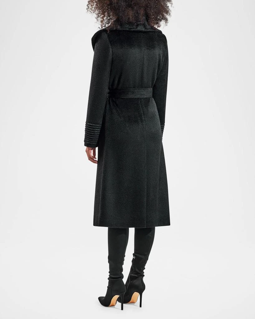 Sentaler Belted Suri Alpaca Long Wrap Coat 3