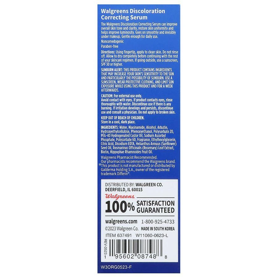 Walgreens Discoloration Correcting Serum 3