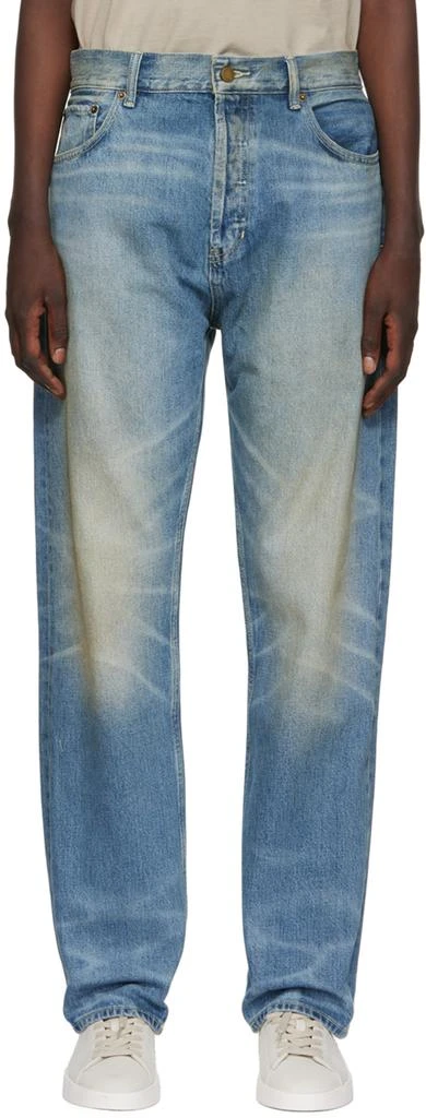 Essentials Blue Faded Jeans 1