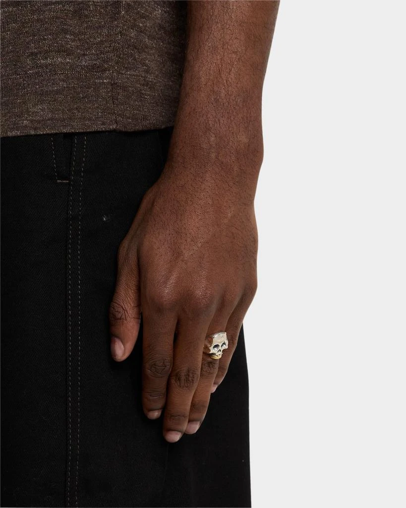 Konstantino Men's Hydra Sterling Silver and 18K Gold Skull Ring 2