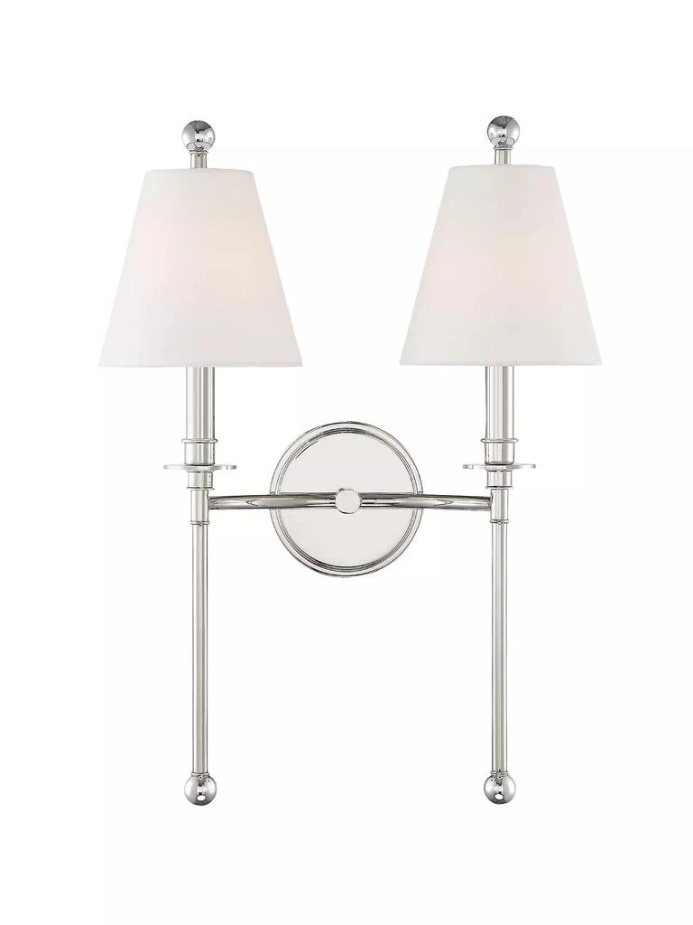 Crystorama Riverdale 2-Light Wall Sconce 1