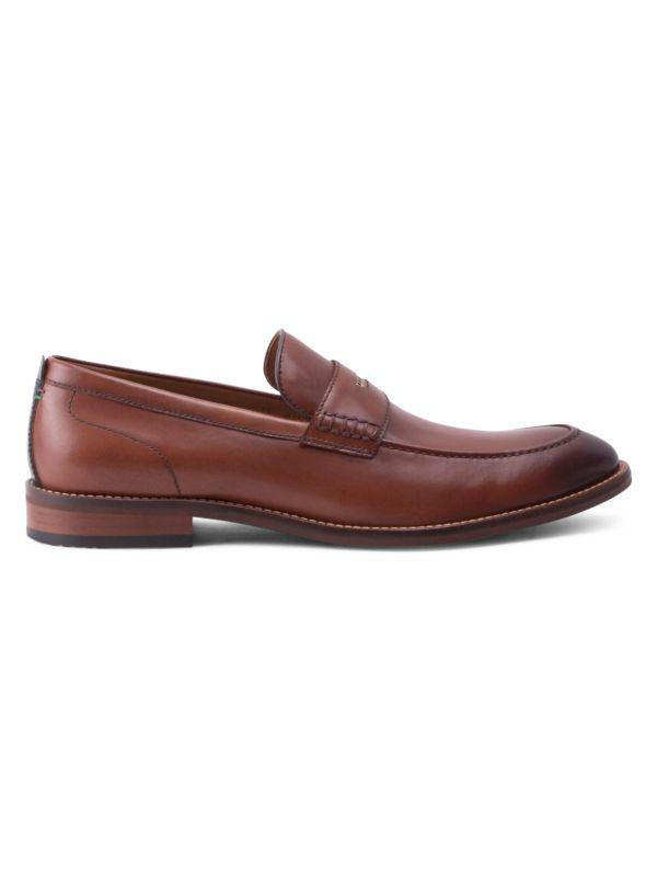 Paisley and Gray Houndstooth Penny Loafers