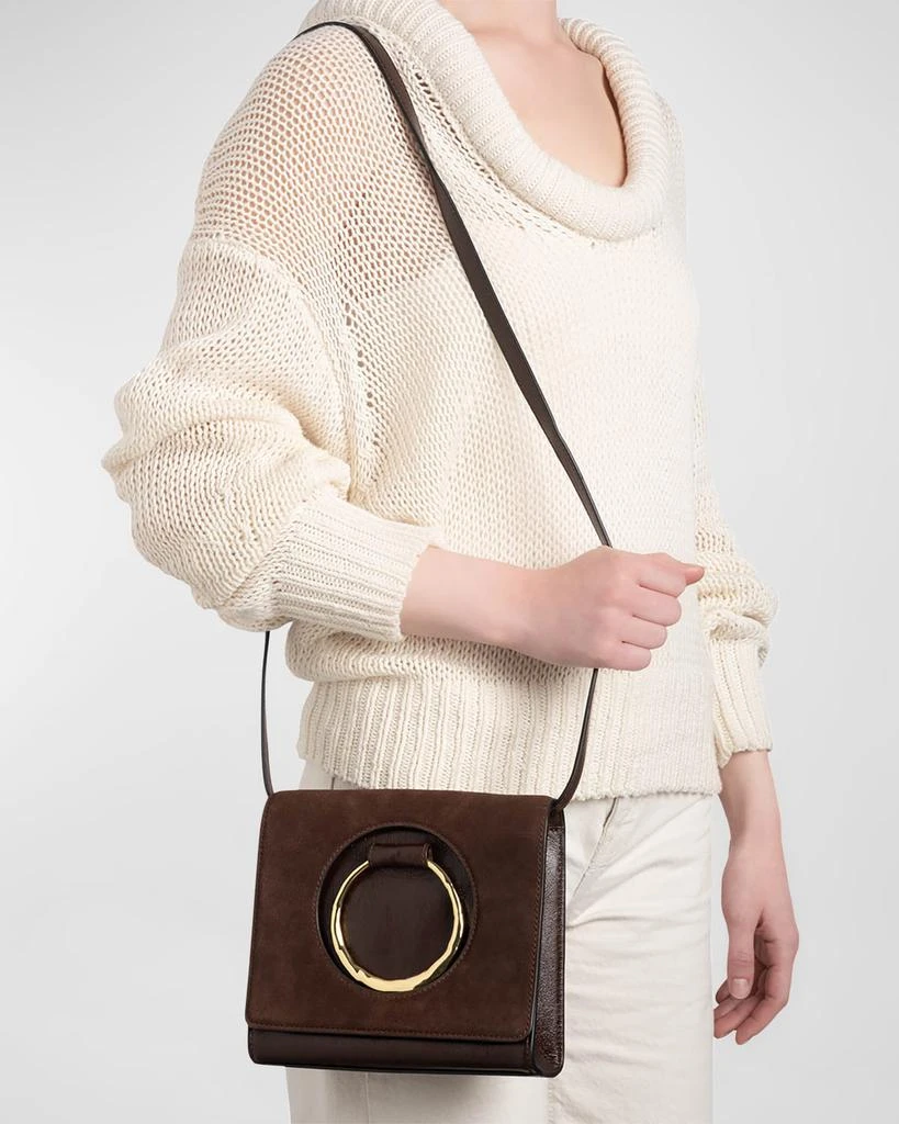 Alexis Bittar The Hunter Convertible Mix Leather Crossbody Bag 4
