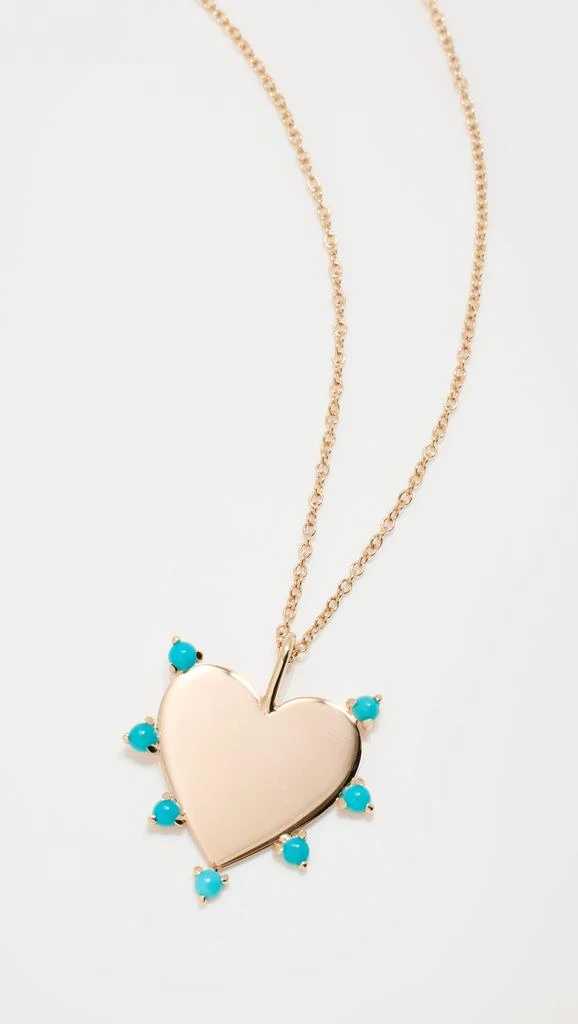 Zoe Chicco 14k Turquoise Gemstones Short Pendant Necklace 1