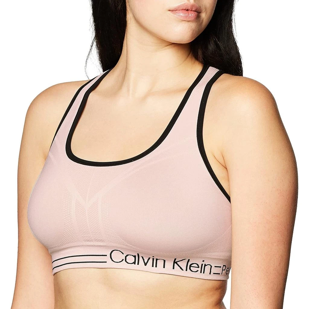 Calvin Klein Performance Moisture Wicking Medium Impact Reversible Seamless Sports Bra 1