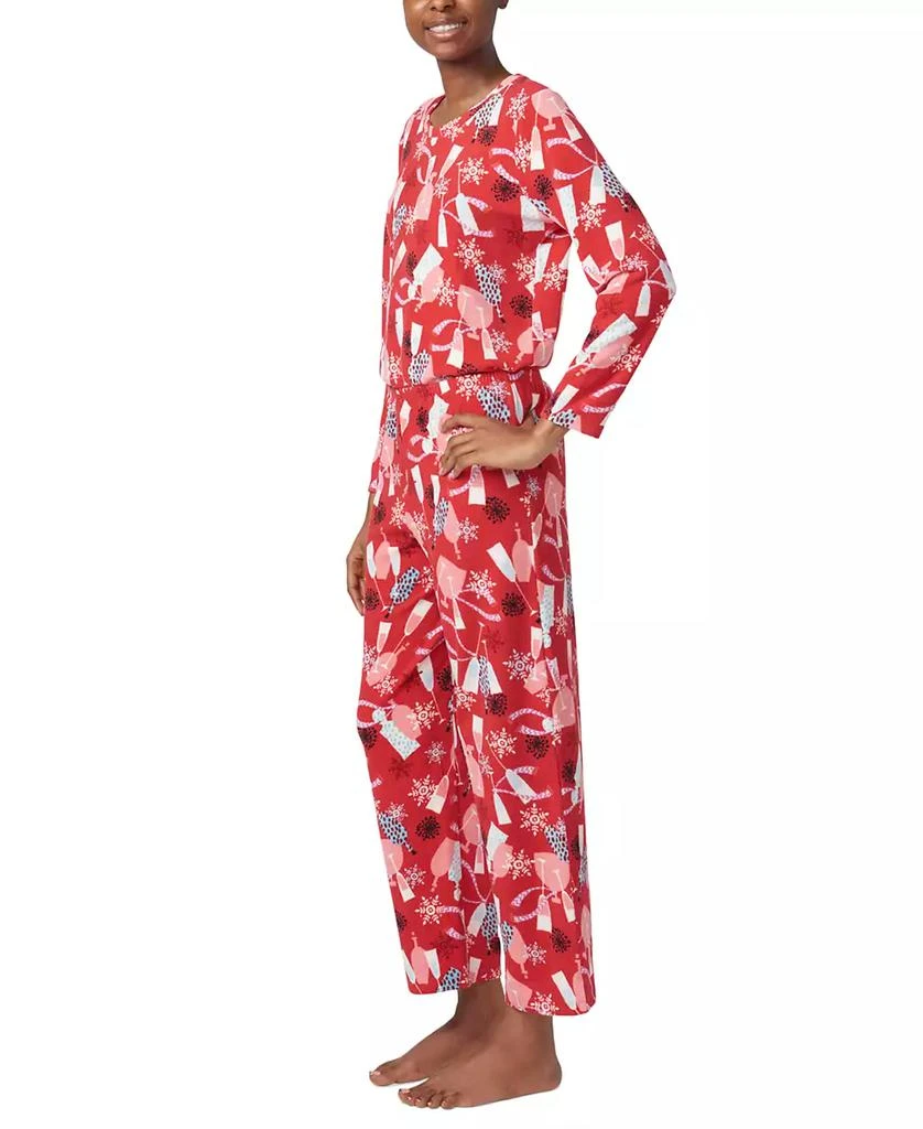 Hue Women's Waffle Fleece PJ Set 3