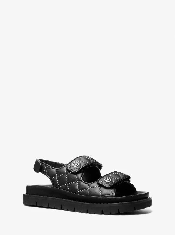 Michael Kors Holland Studded Quilted Sandal 1