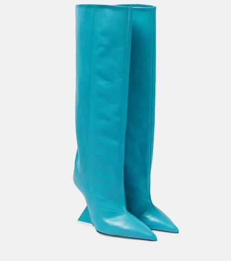 The Attico Cheope leather knee-high boots 1