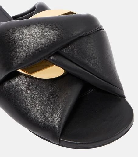 JW Anderson Chain Twist leather sandals 6