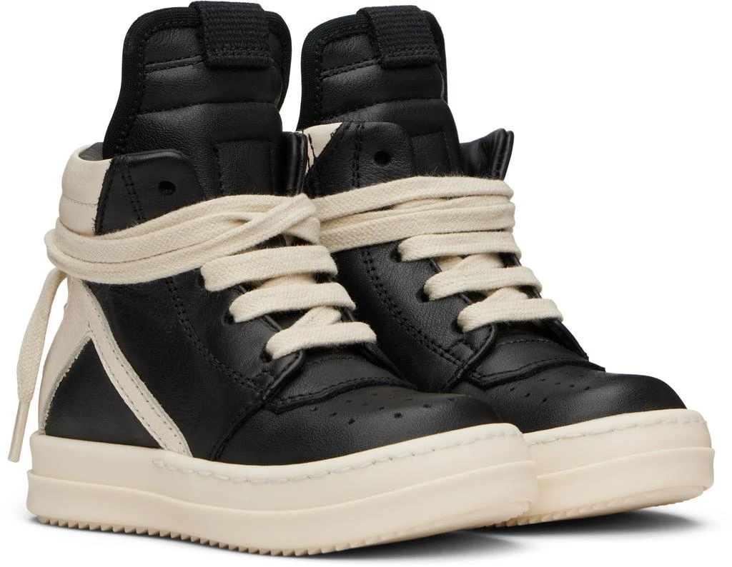Rick Owens Baby Black Hollywood Babygeo Sneakers 4