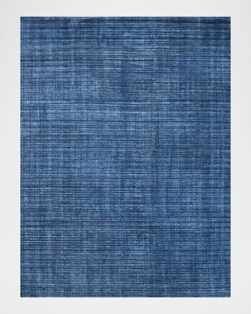 Exquisite Rugs Martelli Modern Hand-Loomed Navy Rug, 4' x 6'