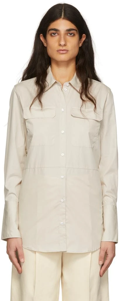 House of Dagmar Beige Simone Shirt 1